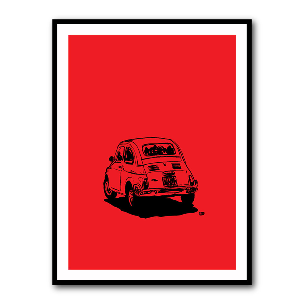 500 In Red Wall Art 500 In Red Wall Art