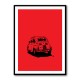 500 In Red Wall Art 500 In Red Wall Art