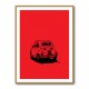500 In Red Wall Art 500 In Red Wall Art