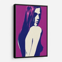 Purple Red Wall Art