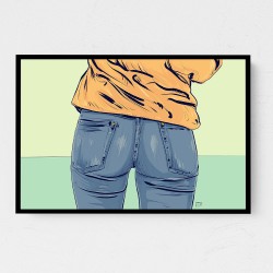Jeans Wall Art