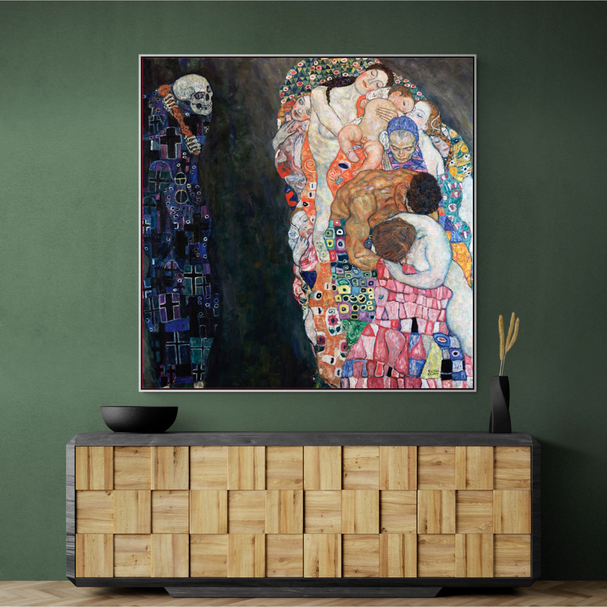 Death and Life by Gustav Klimt Wall Art