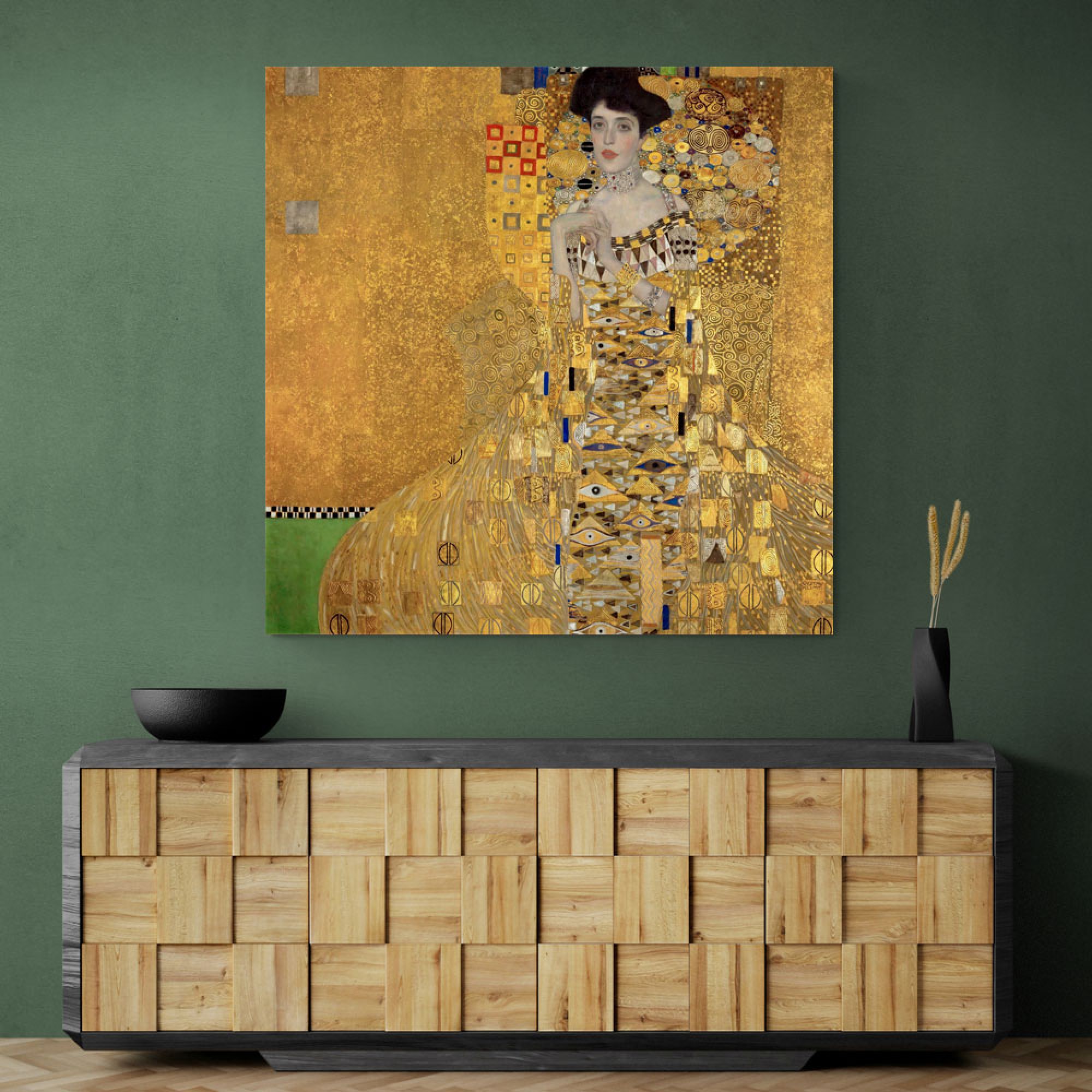 Portrait of Adele Bloch-Bauer I by Gustav Klimt Wall Art