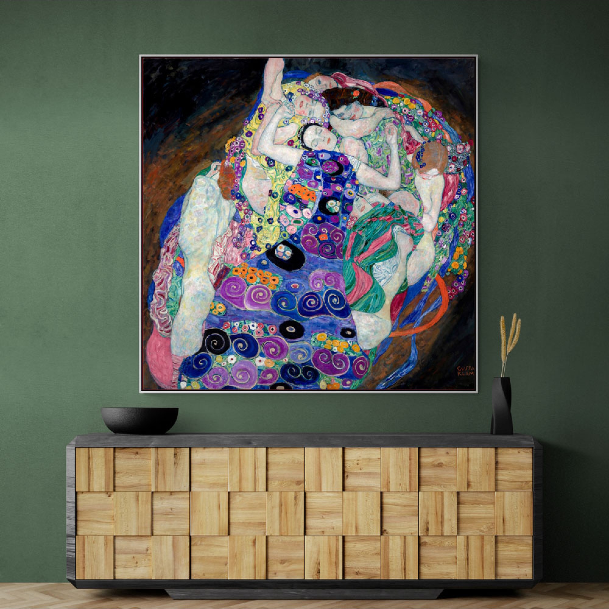 The Virgin by Gustav Klimt Wall Art