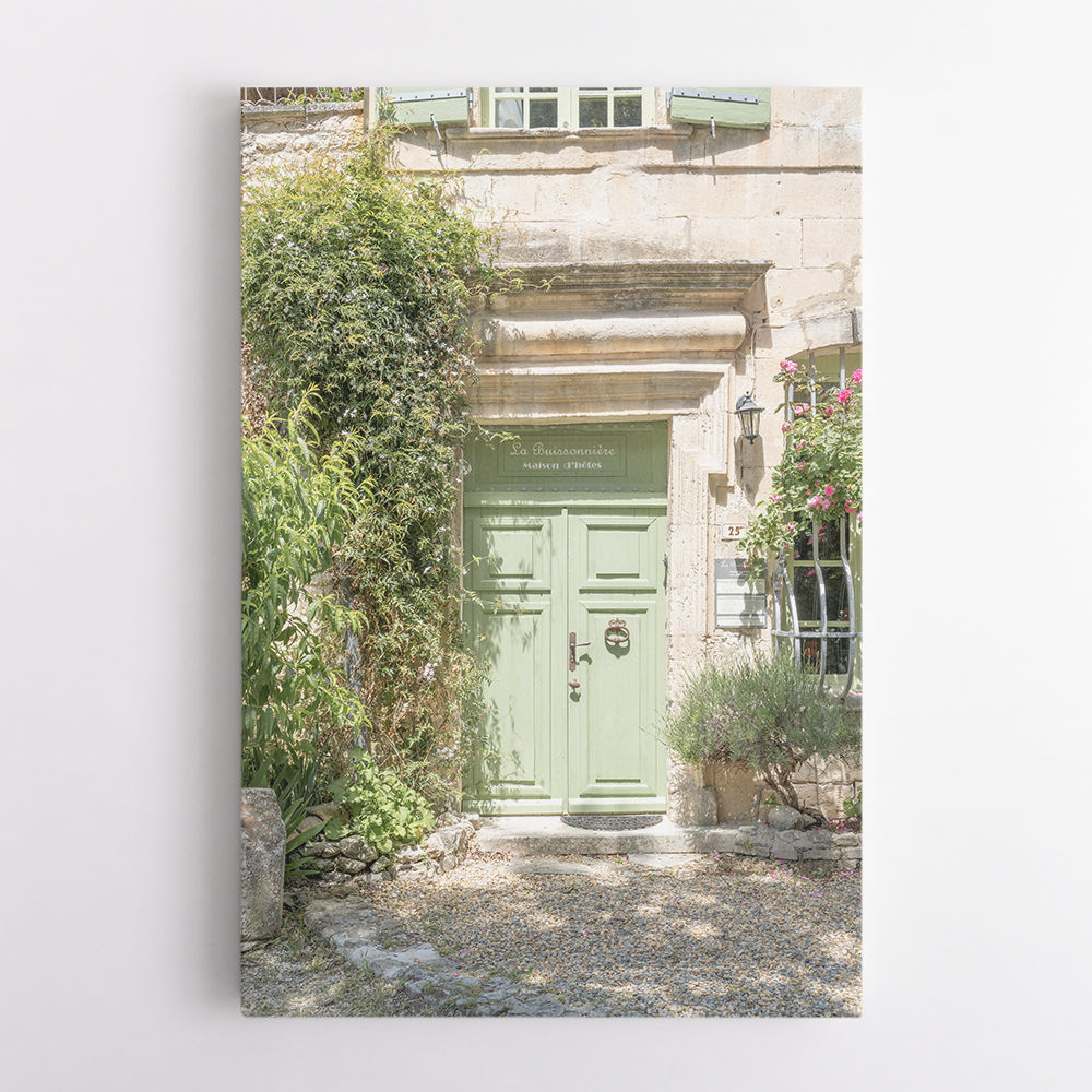 Pastel Green Door