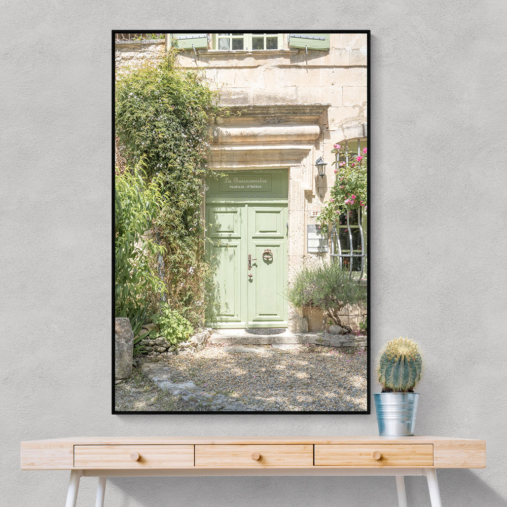 Pastel Green Door