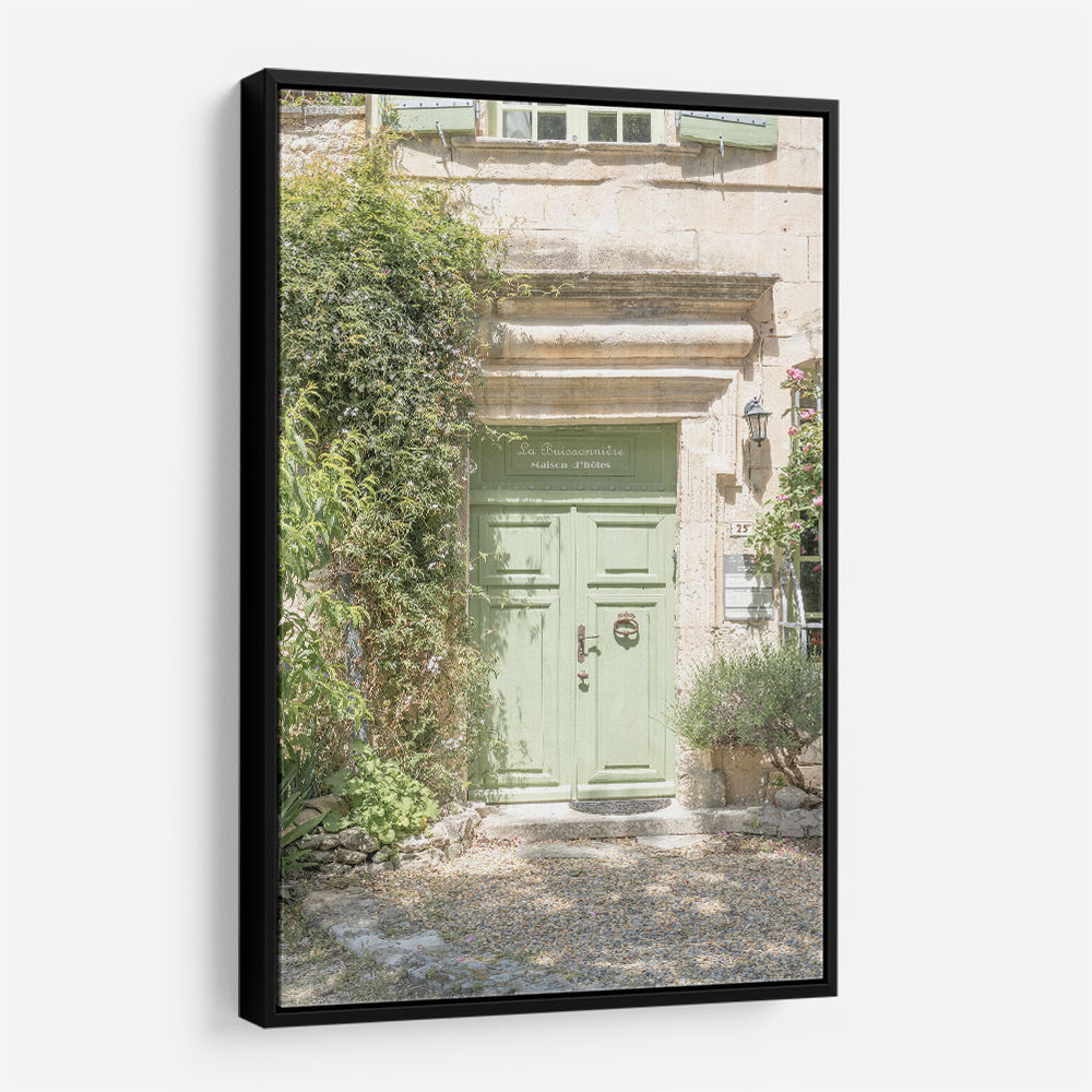 Pastel Green Door
