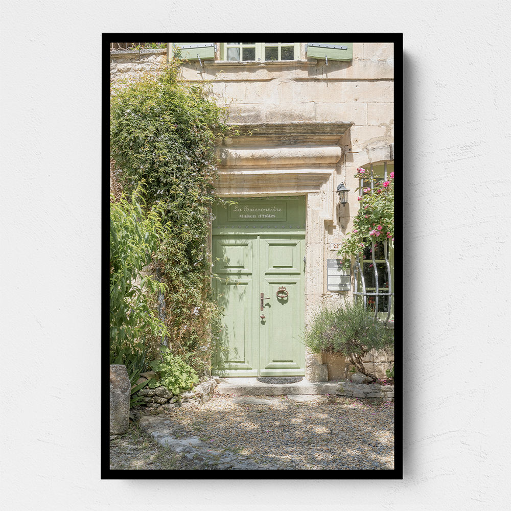 Pastel Green Door