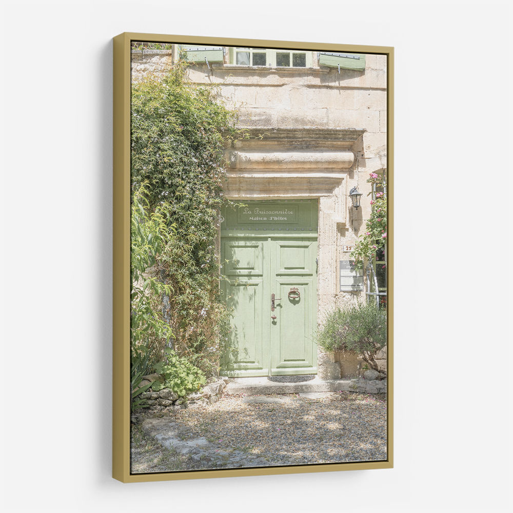 Pastel Green Door