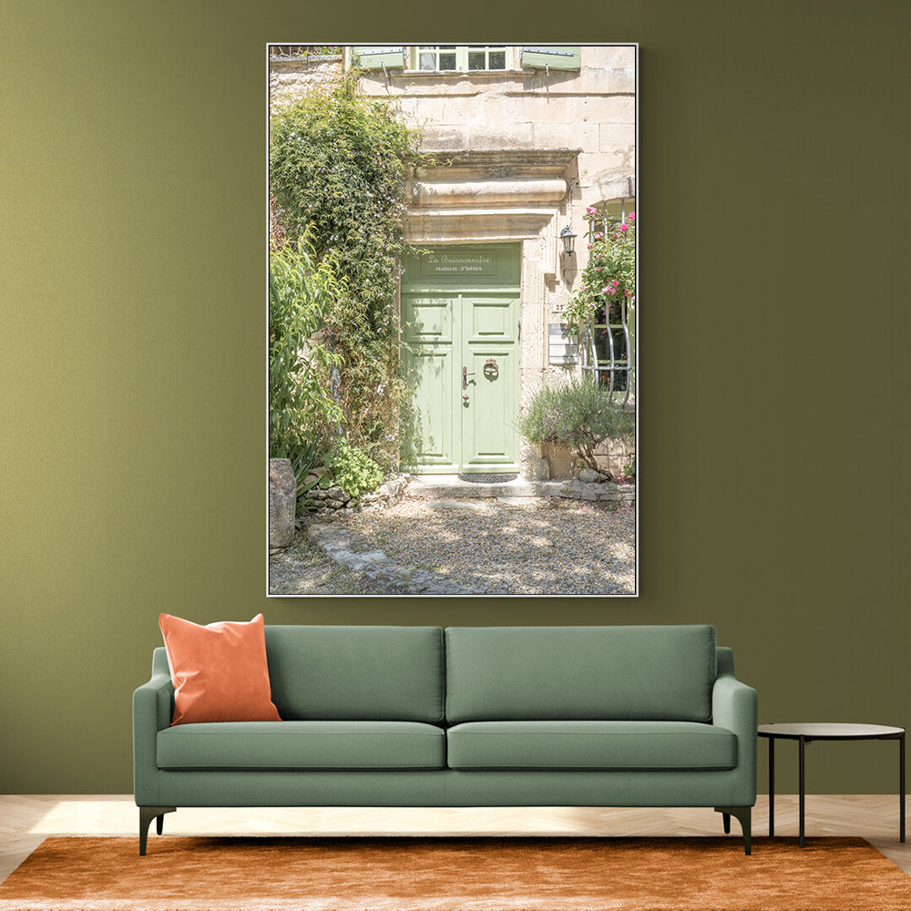Pastel Green Door