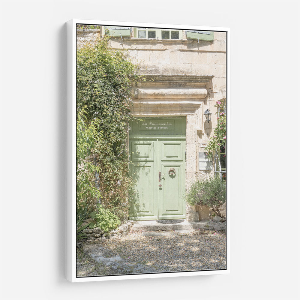 Pastel Green Door