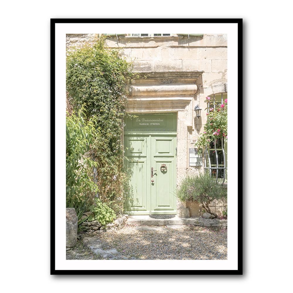 Pastel Green Door