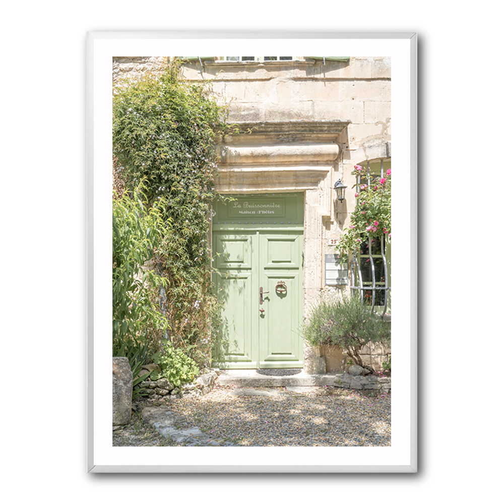 Pastel Green Door