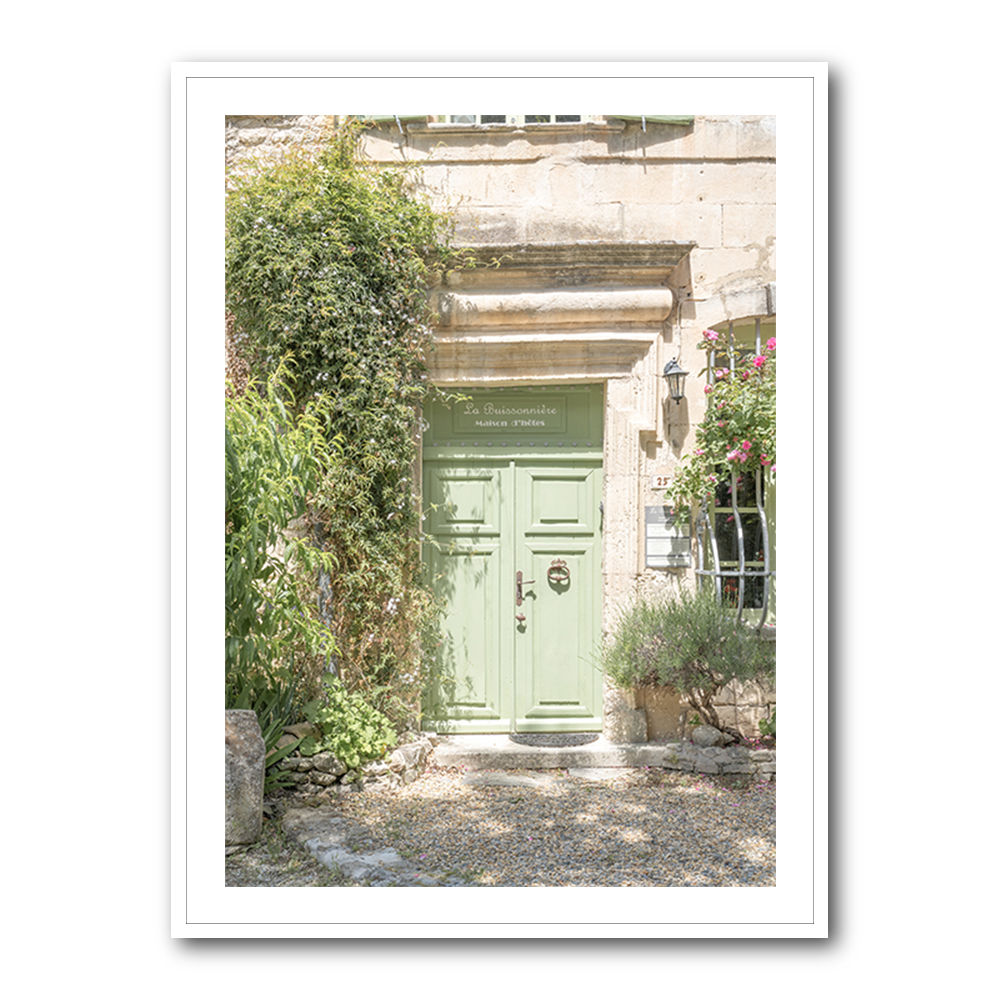 Pastel Green Door