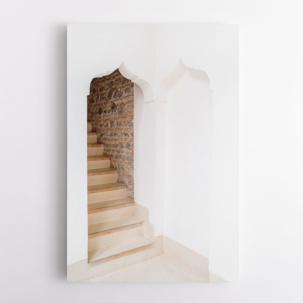 Arch Stairway In Riad