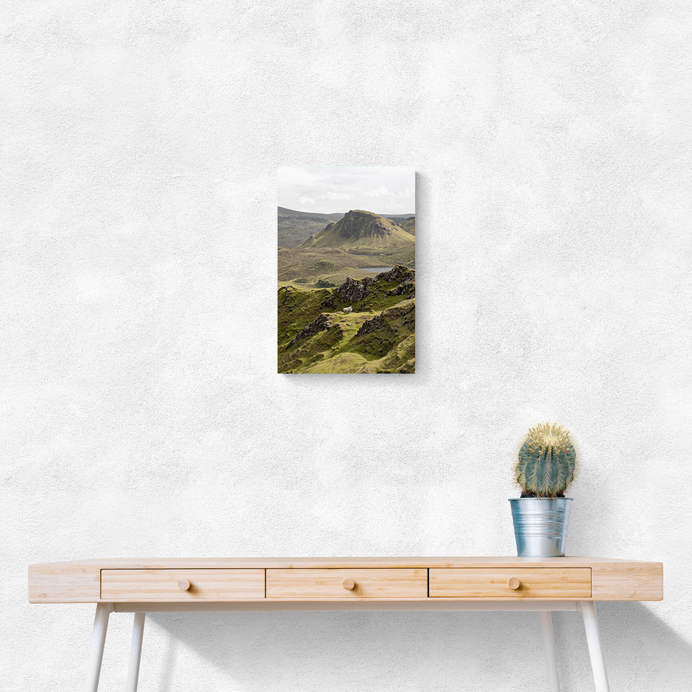 Quiraing Landscape on Scotland Isle of Skye