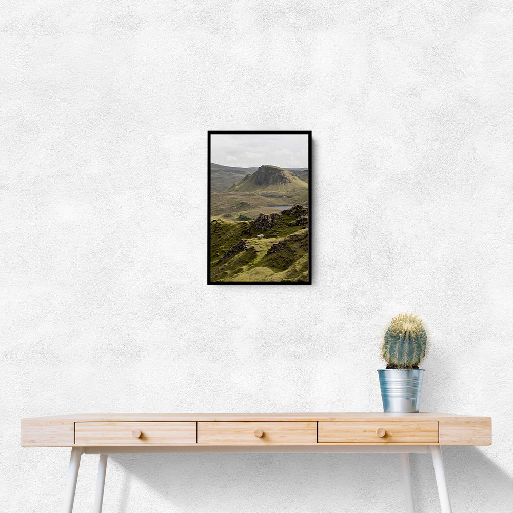 Quiraing Landscape on Scotland Isle of Skye