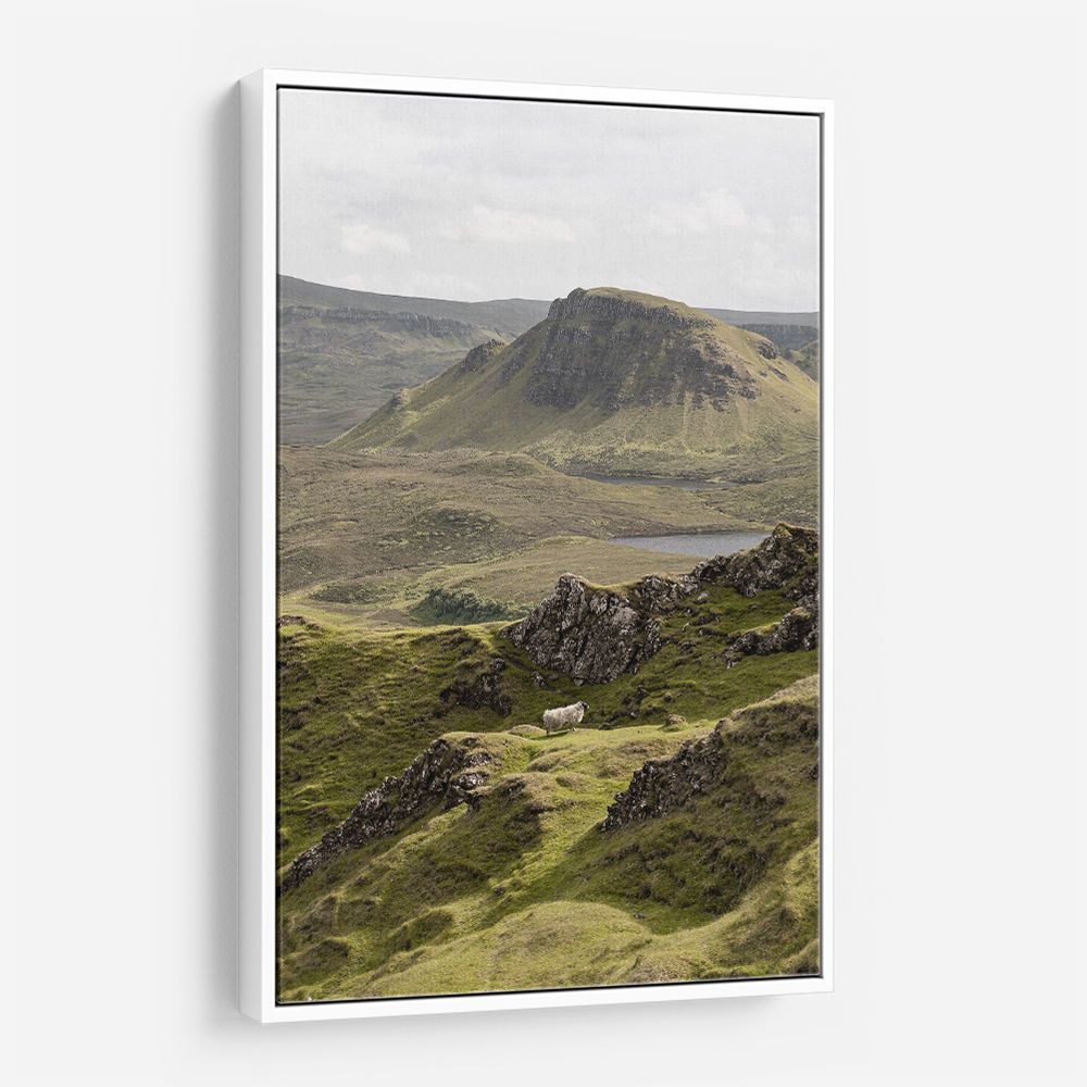 Quiraing Landscape on Scotland Isle of Skye