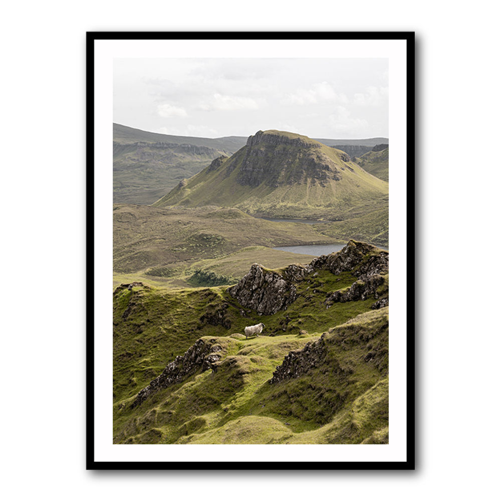 Quiraing Landscape on Scotland Isle of Skye