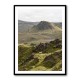 Quiraing Landscape on Scotland Isle of Skye