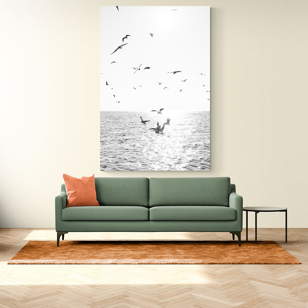 Seagulls At Sea