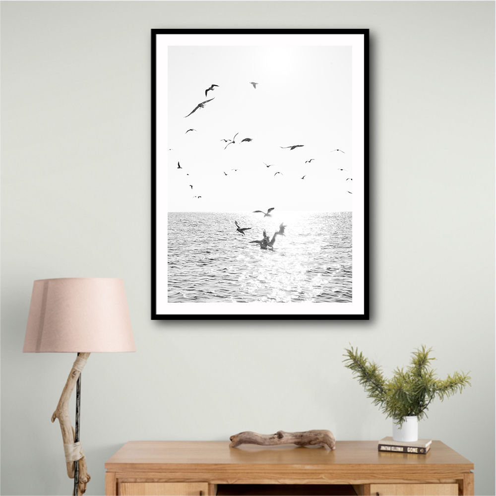 Seagulls At Sea