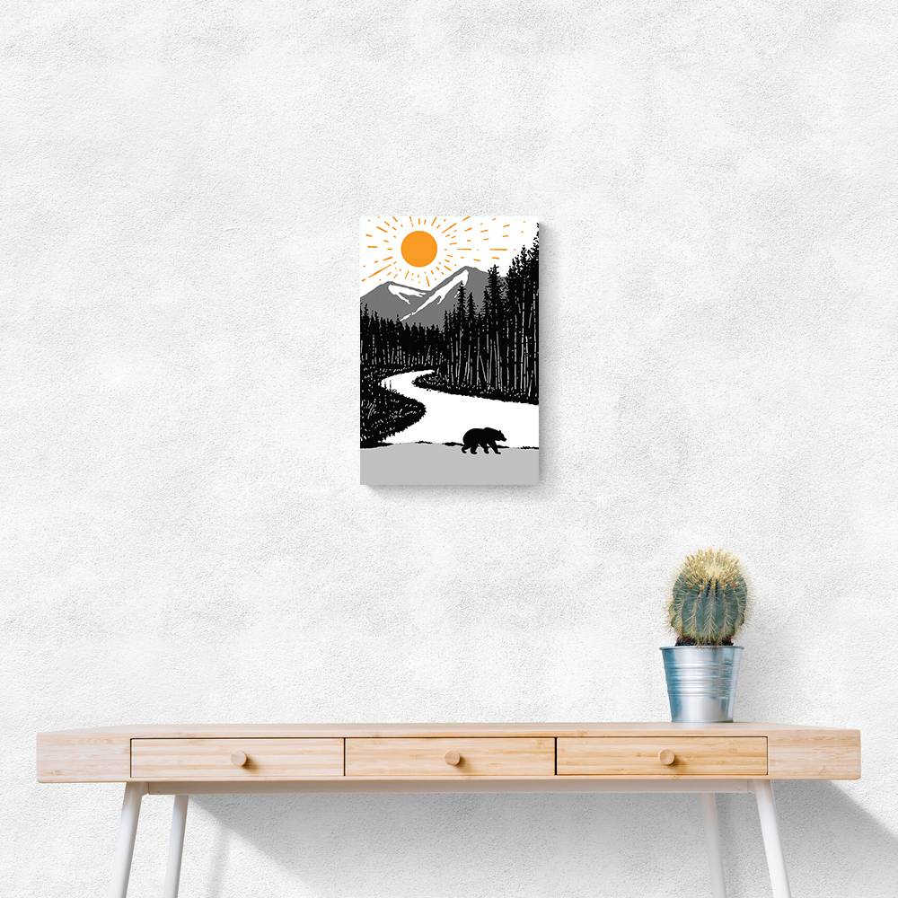 Bear By the River Wall Art Bear By the River Wall Art