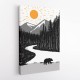 Bear By the River Wall Art Bear By the River Wall Art