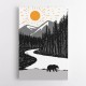 Bear By the River Wall Art Bear By the River Wall Art