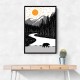 Bear By the River Wall Art Bear By the River Wall Art