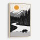 Bear By the River Wall Art Bear By the River Wall Art