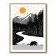 Bear By the River Wall Art Bear By the River Wall Art
