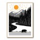 Bear By the River Wall Art Bear By the River Wall Art