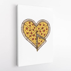 I Love Pizza Wall Art