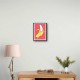Melting Pink Banana Wall Art