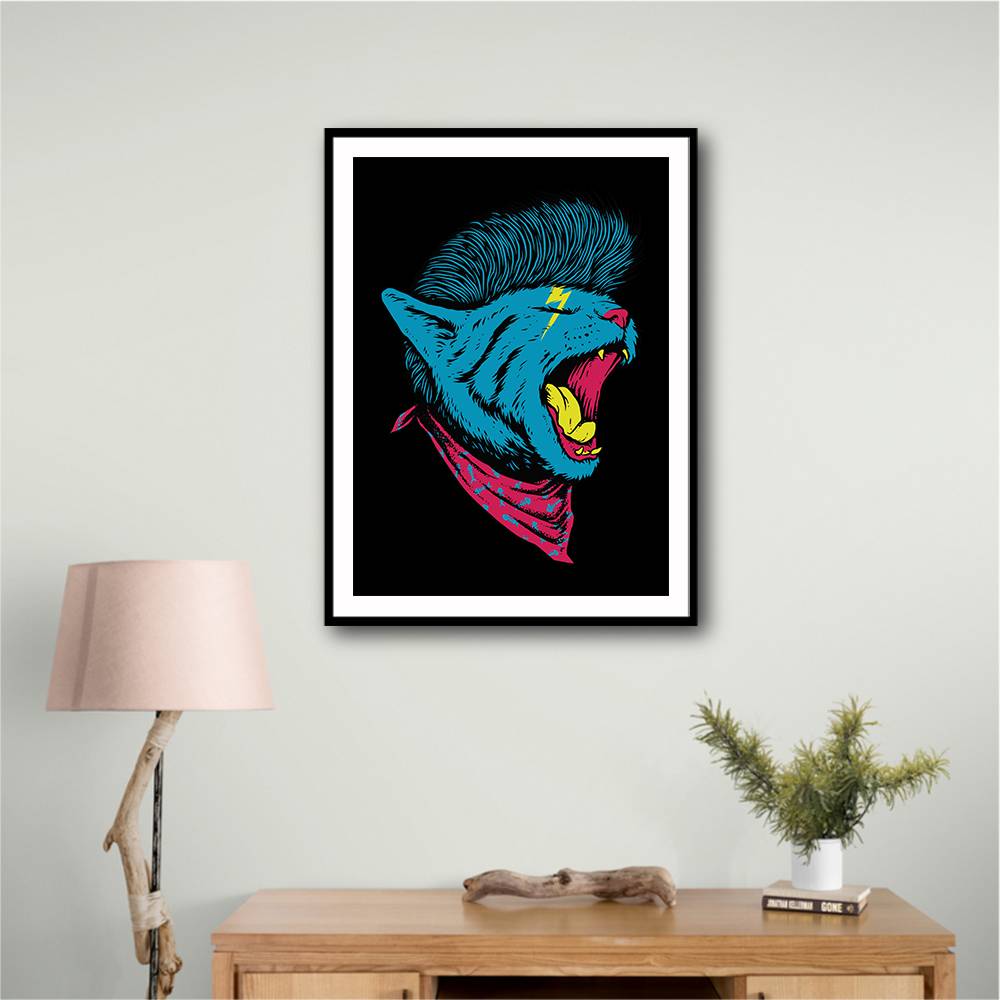 The Killer Cat Wall Art The Killer Cat Wall Art