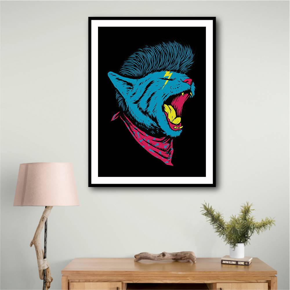 The Killer Cat Wall Art The Killer Cat Wall Art