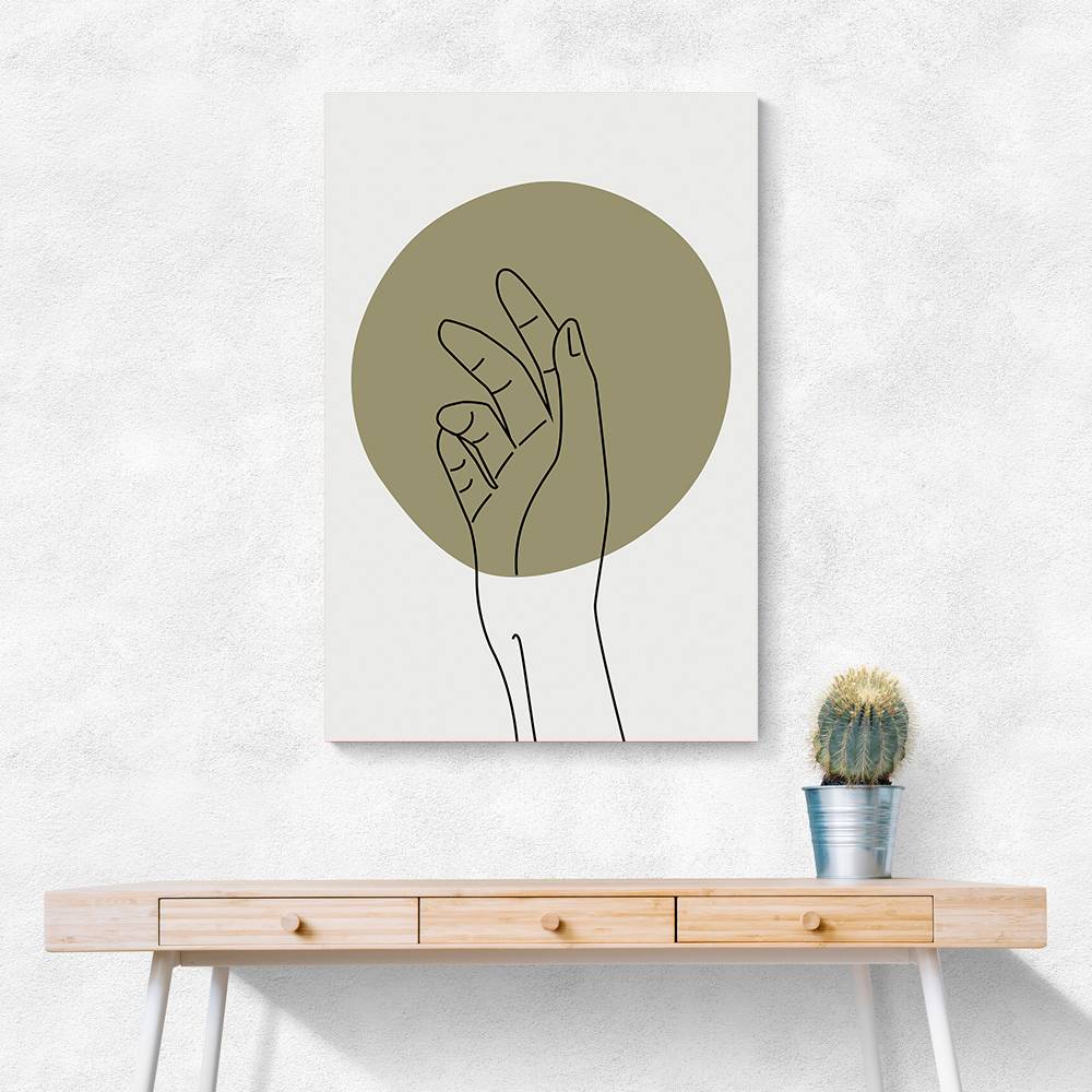 Abstract Minimal Hand #1 Wall Art Abstract Minimal Hand #1 Wall Art