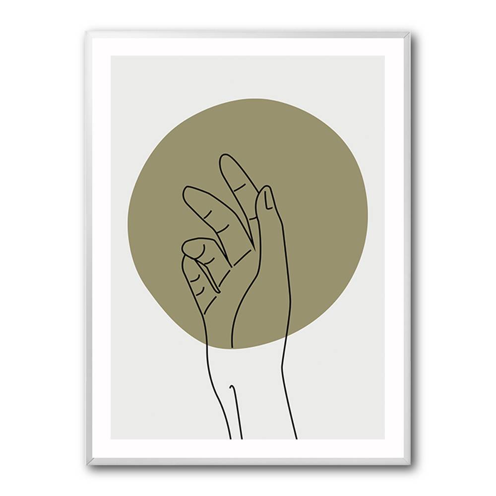 Abstract Minimal Hand #1 Wall Art Abstract Minimal Hand #1 Wall Art