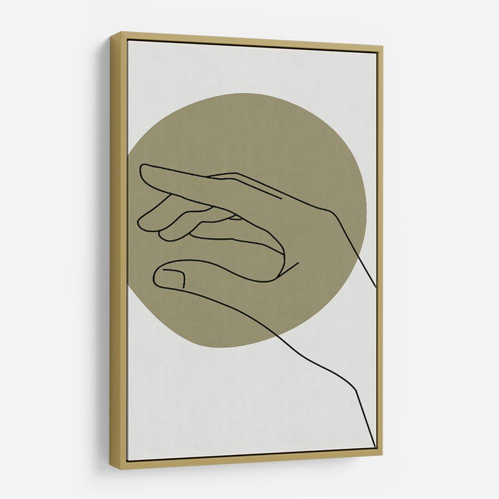 Abstract Minimal Hand #2 Wall Art Abstract Minimal Hand #2 Wall Art