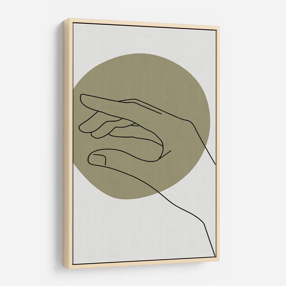 Abstract Minimal Hand #2 Wall Art Abstract Minimal Hand #2 Wall Art