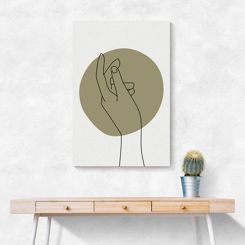 Abstract Minimal Hand #3 Wall Art Abstract Minimal Hand #3 Wall Art