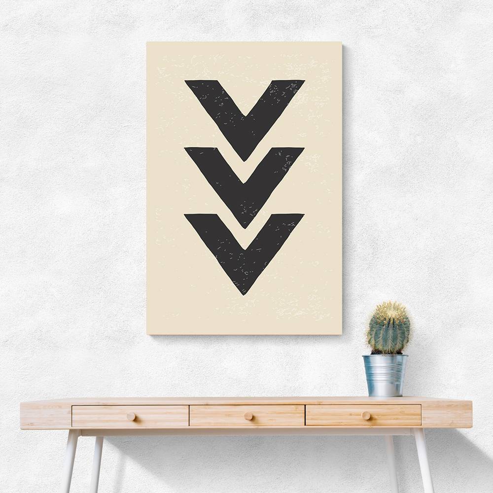 Abstract Triangles #2 Wall Art