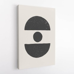 Black Abstract Shapes Series #4 Wall Art