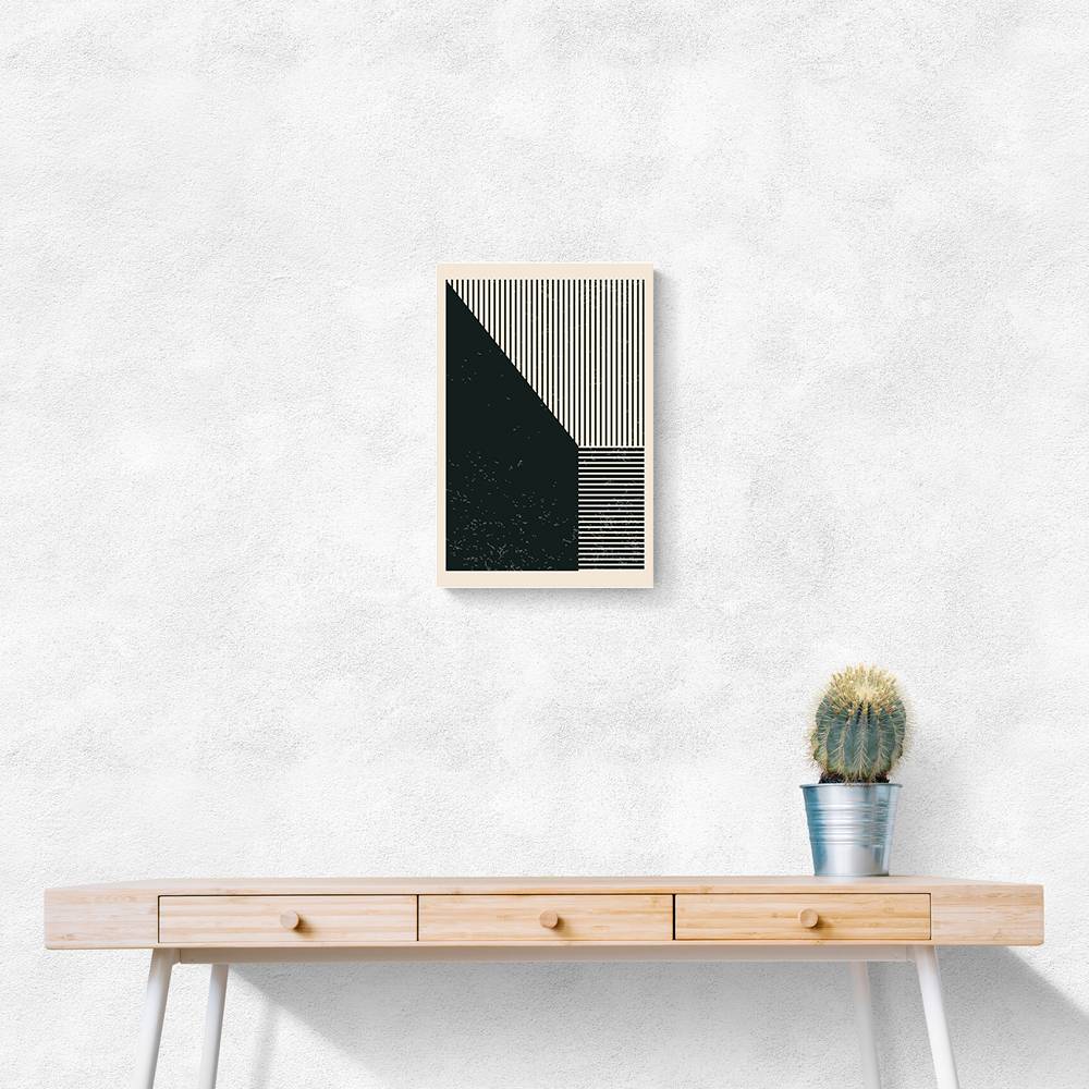 Black And White Geometric Shapes #3 Wall Art Black And White Geometric Shapes #3 Wall Art