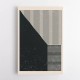Black And White Geometric Shapes #3 Wall Art Black And White Geometric Shapes #3 Wall Art