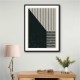 Black And White Geometric Shapes #3 Wall Art Black And White Geometric Shapes #3 Wall Art
