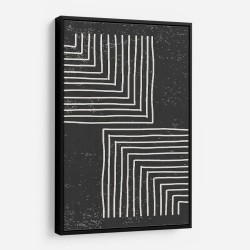 Black And White Line #1 Wall Art