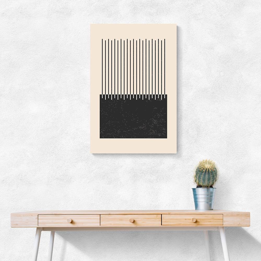 Black And White Line Series #2 Wall Art Black And White Line Series #2 Wall Art