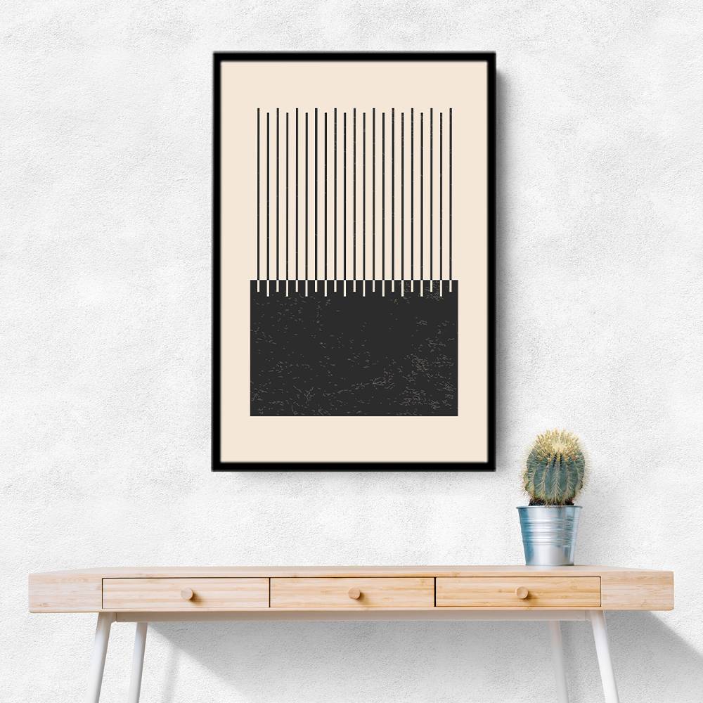 Black And White Line Series #2 Wall Art Black And White Line Series #2 Wall Art